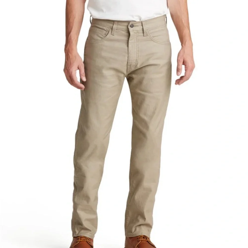 Levi's WorkWear Men's Beige Straight fit Jeans